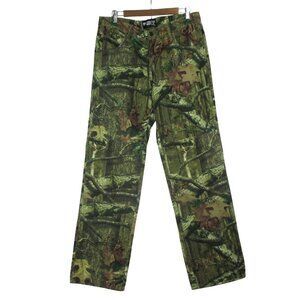 MOSSY OAK MEN'S BREAK UP INFINITY CAMO OUTDOOR HUNTING PANTS 5 pocket 34/34 NWT